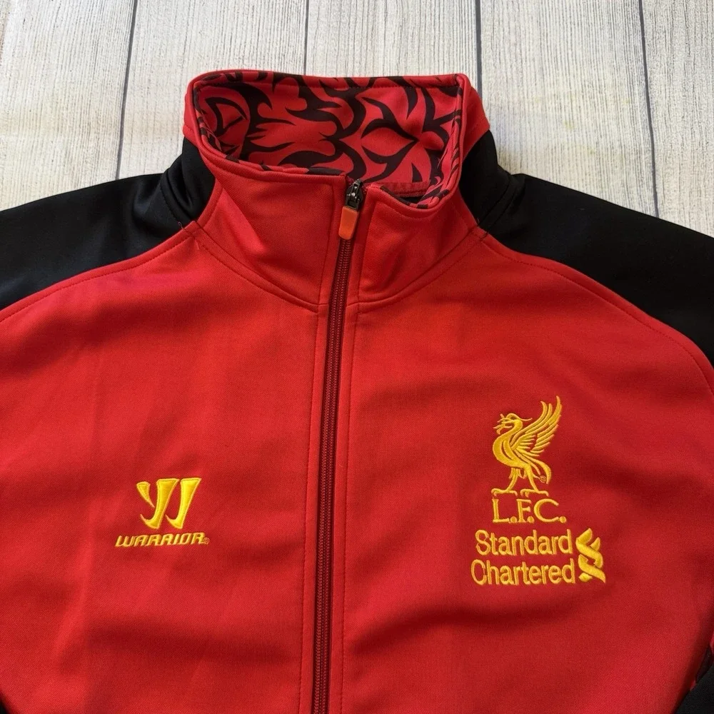 WARRIOR FC LIVERPOOL 2012/2013 JACKET TRACK TOP SOCCER FOOTBALL RED‎ XL MENS